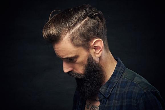 coupe homme barbe